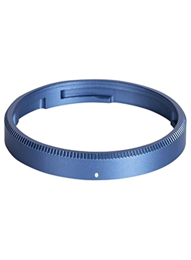 JJC Ricoh GR IIIx GR IIIx HDF GR3x GR3x HDF Lens Decoration Ring Cap Accessories Replaces Ricoh GN-2 Ring Cap-Blue - Image 1